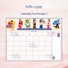 Undated Calendar Pad - bdj planner