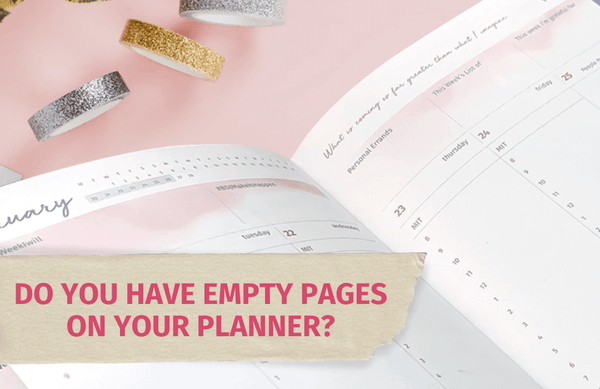 Maximizing your planner’s blank pages 