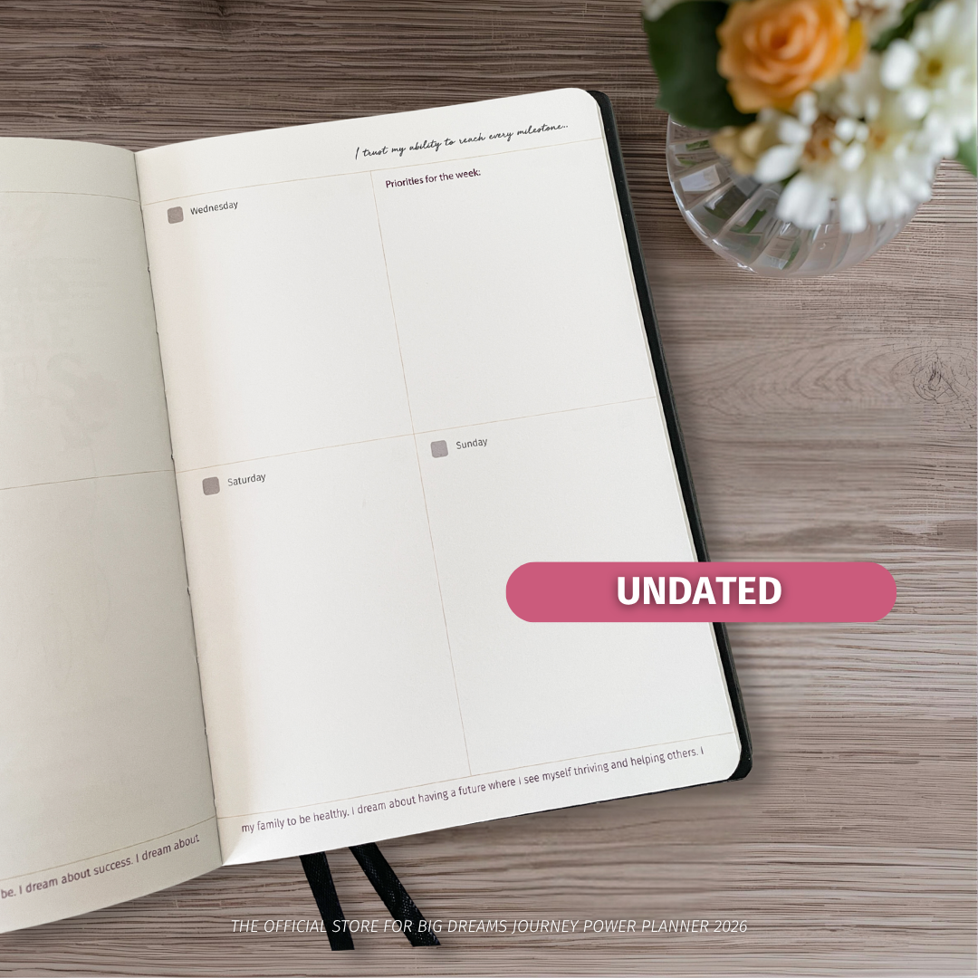 2026 Big Dreams Journey Planner