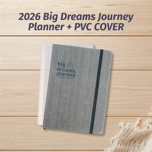 Big Dreams Journey Date-Free Daily Planner + PVC Cover