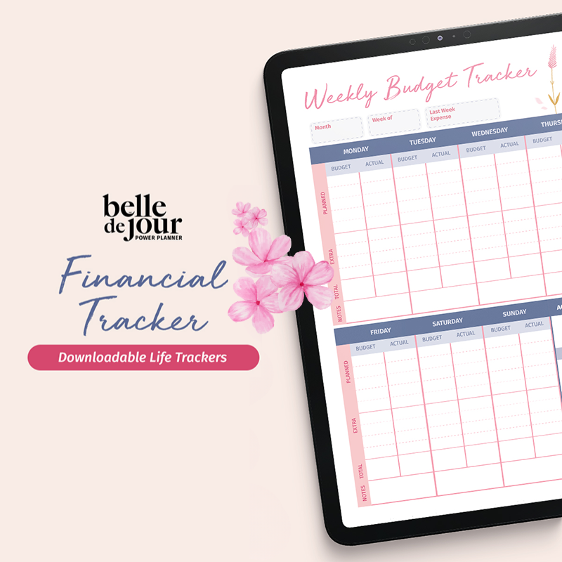 Printable Monthly Budget & Savings Tracker