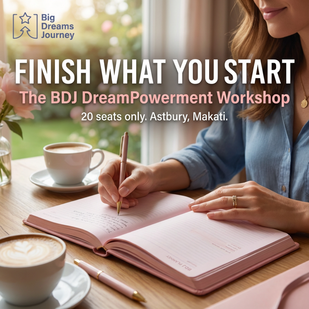 Finish What You Start: A BDJ Dreampowerment Workshop on How To Use A Planner
