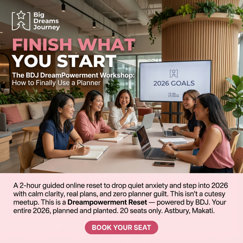 Finish What You Start: A BDJ Dreampowerment Workshop on How To Use A Planner