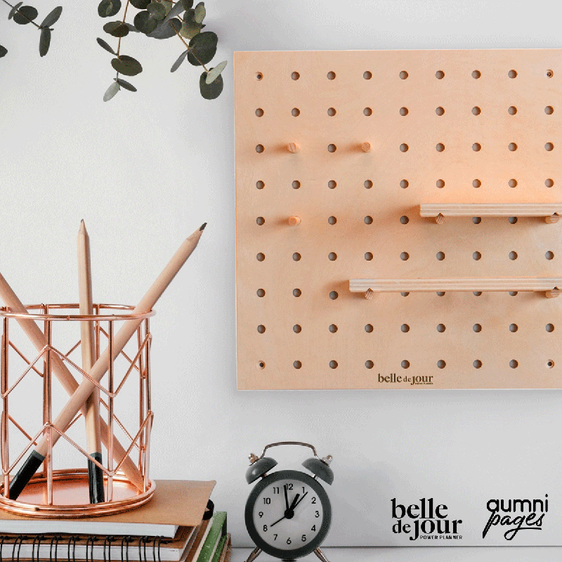 Wooden Peg Board