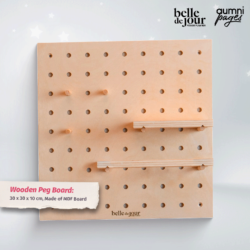 Wooden Peg Board