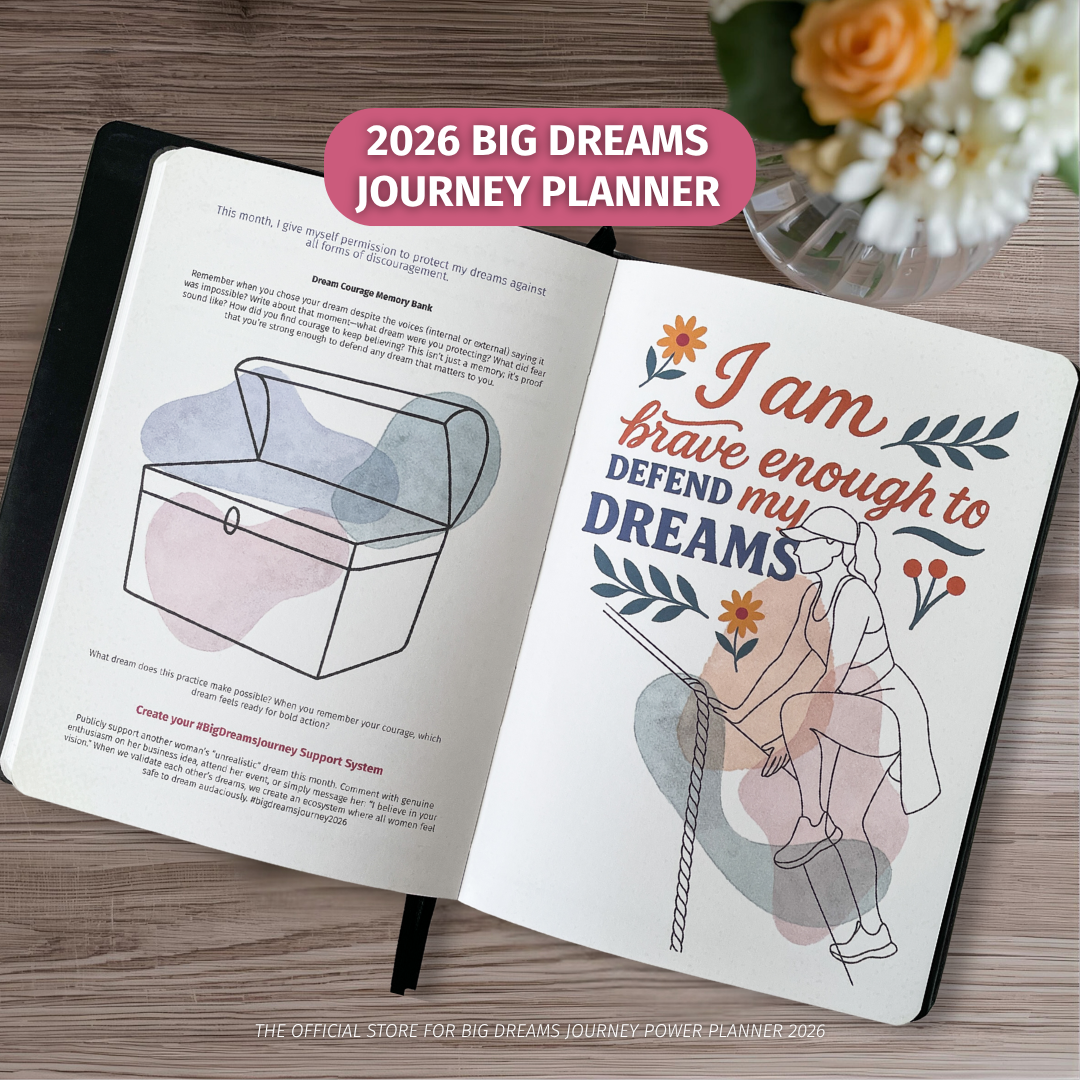 2026 Big Dreams Journey Planner + PVC Cover