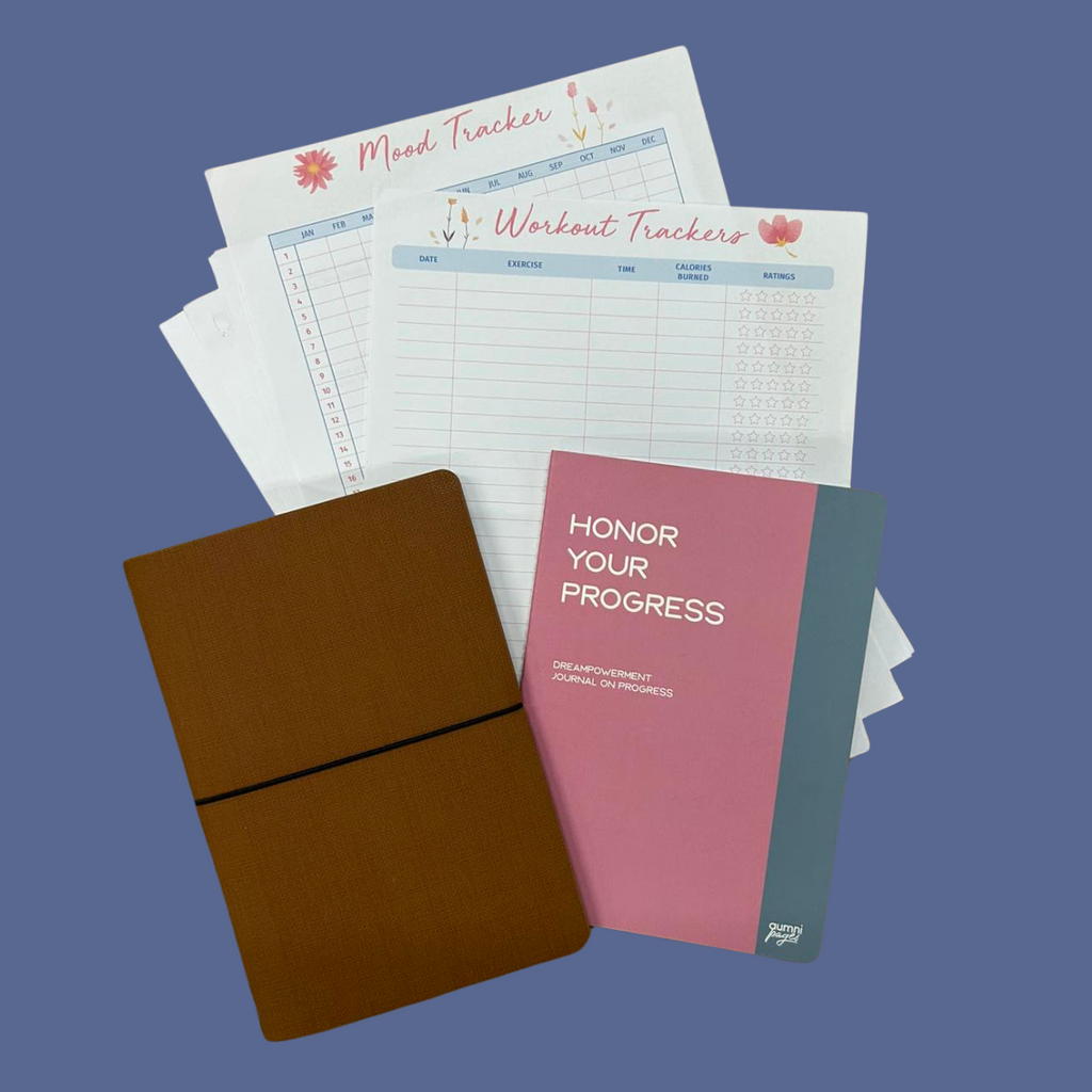 Bundle Quest Journal A5 + Dreampowerment Journal + Downloadable Tracker