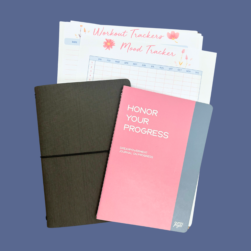 Bundle Quest Journal A5 + Dreampowerment Journal + Downloadable Tracker