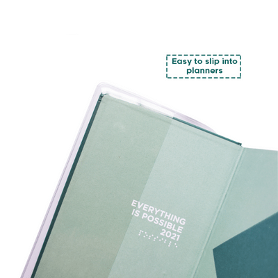 bdj planner PVC protector