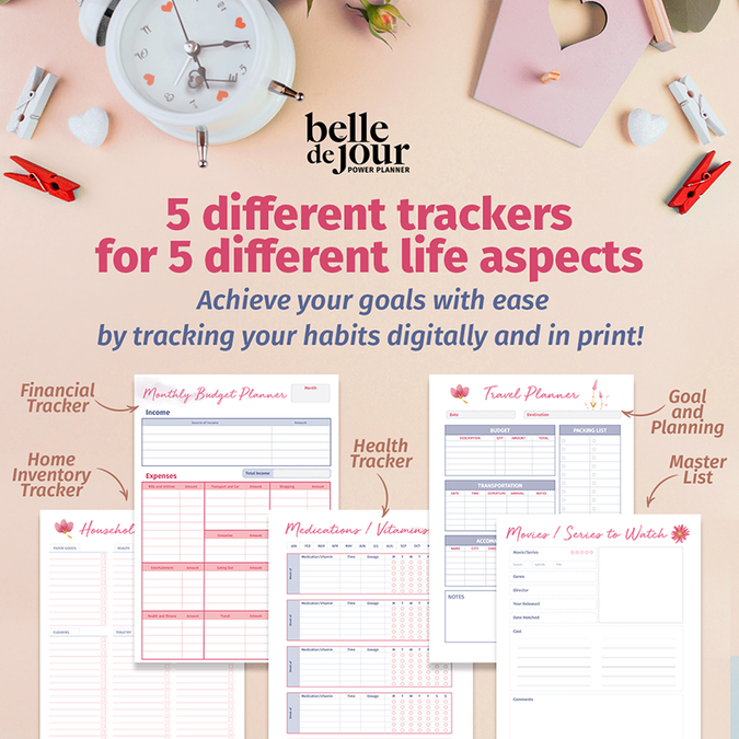 Printable Life & Goal Planner – Belle de Jour Power Planner