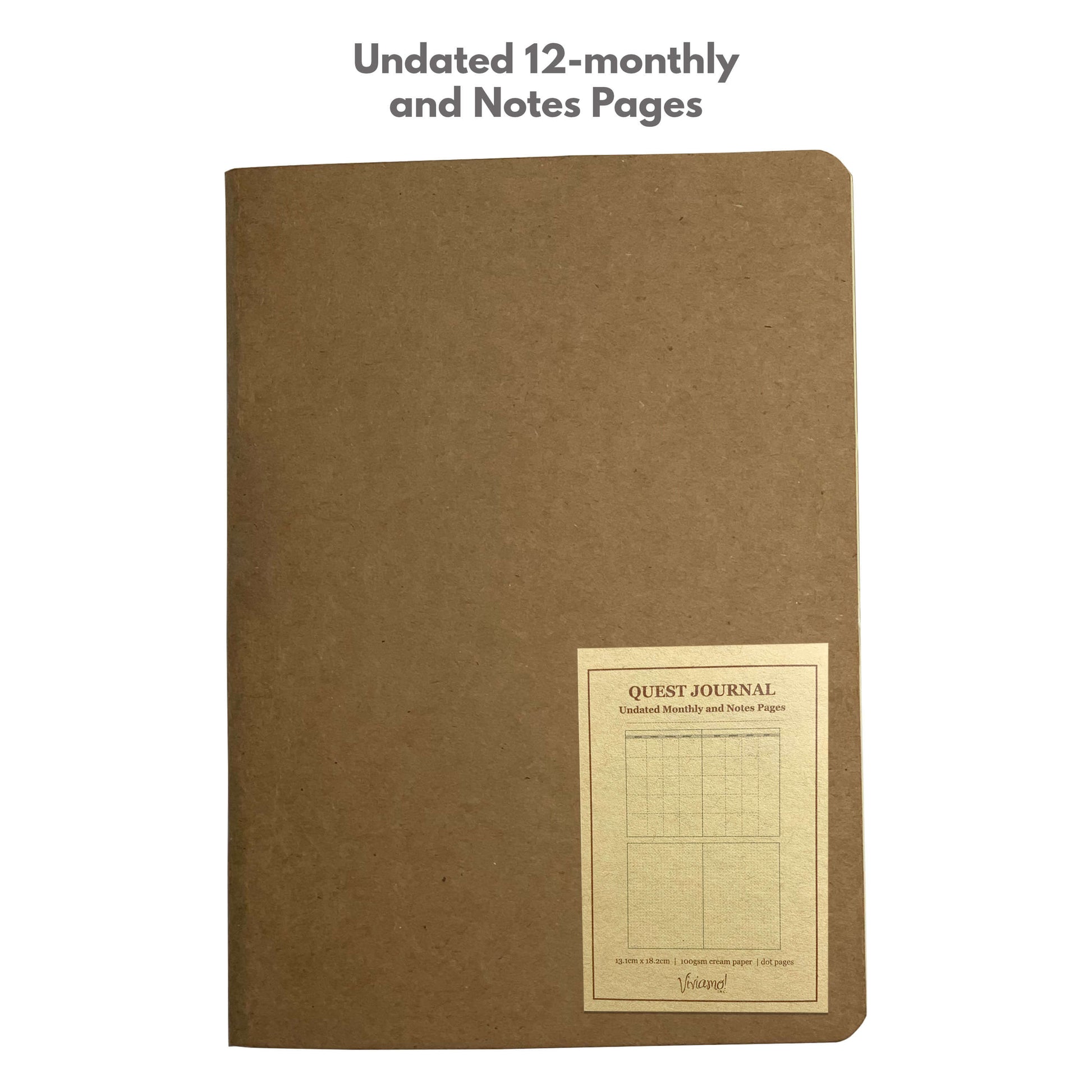Quest Fillers Undated Calendar Planners