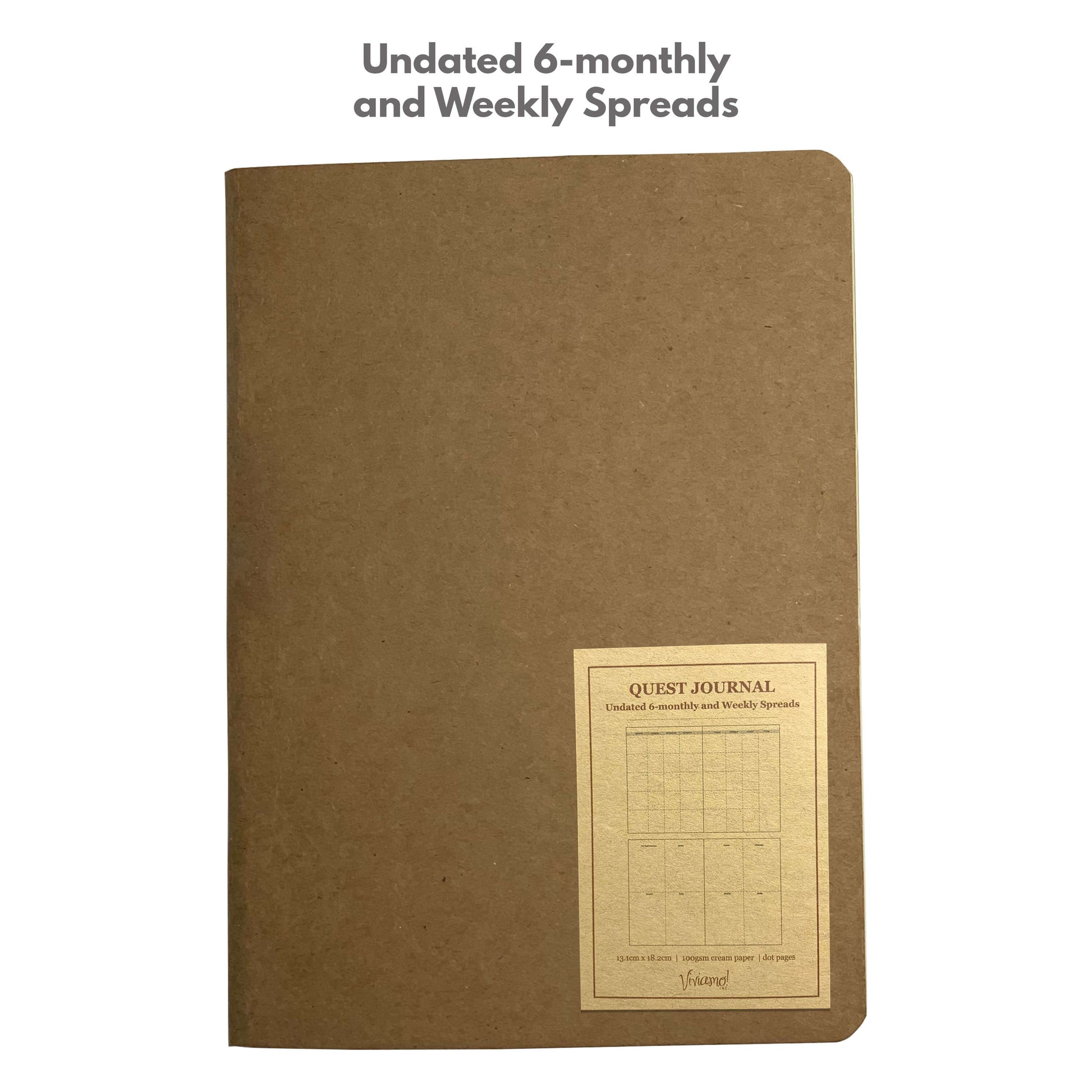 Quest Fillers Undated Calendar Planners